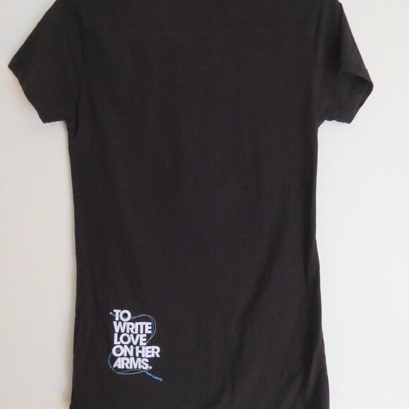 To Write Love On Her Arms TWLOHA | Size Large XL | Black Hurricane Cotton Tshirt - Picture 4 of 5